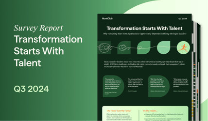 Q3 2024 Market Report: Transformation Starts With Talent